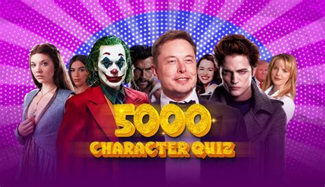 charactour.com|the 5000 character quiz.